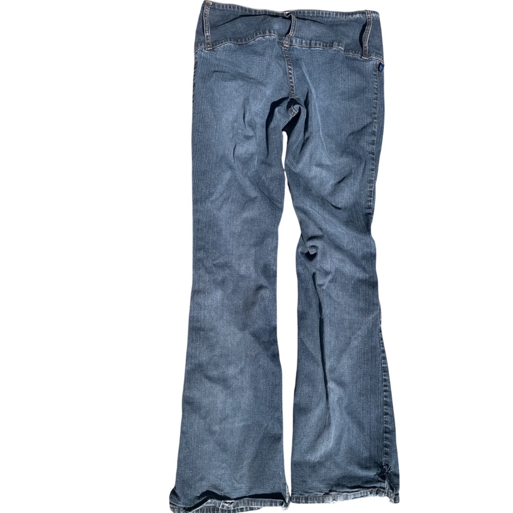 Tyte The Worlds Coolest Jeans Vintage Y2K Flare Denim Pants Blue Size 7 Distress - Picture 3 of 3